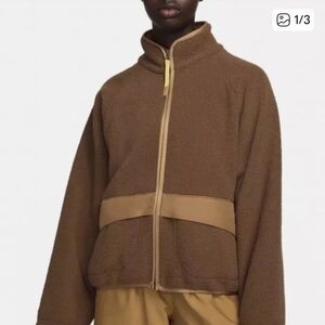 Nike Brown Fleece Jacket